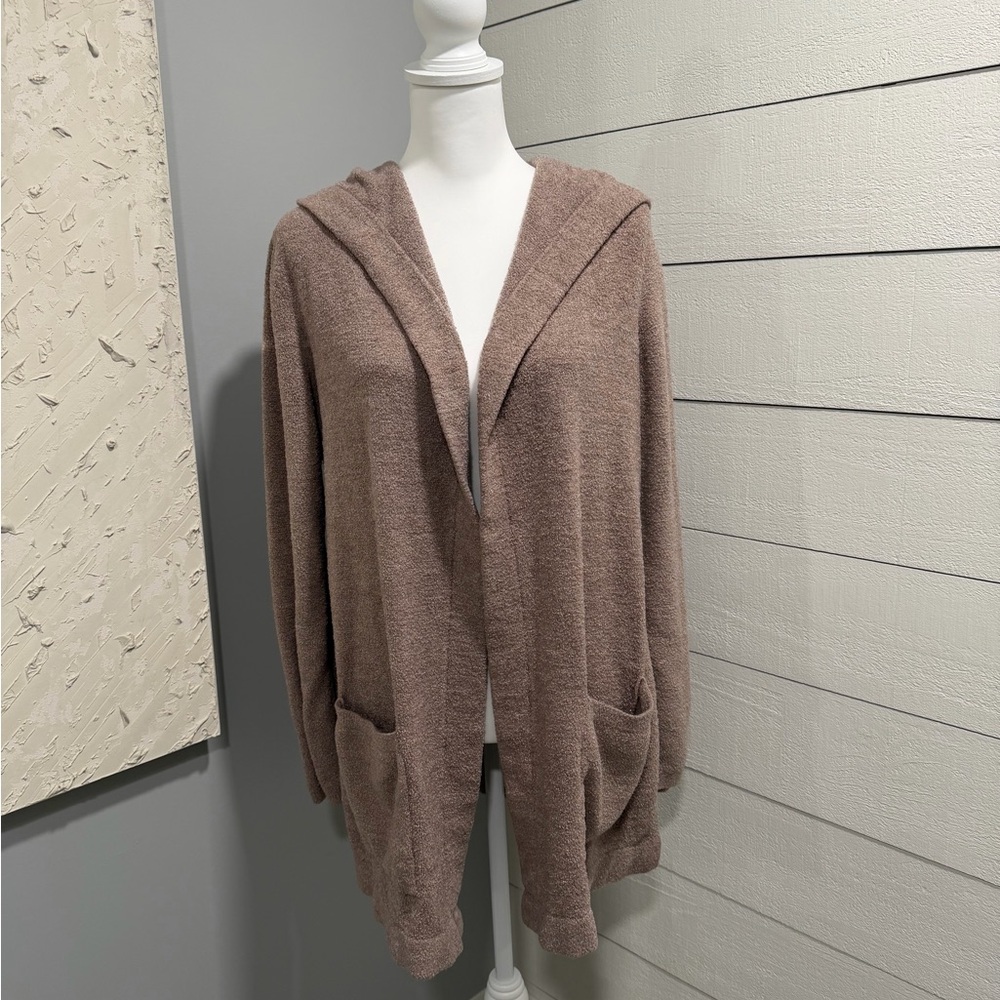 Barefoot Dreams Women's Cozy Chic Lite Cardigan - Tan